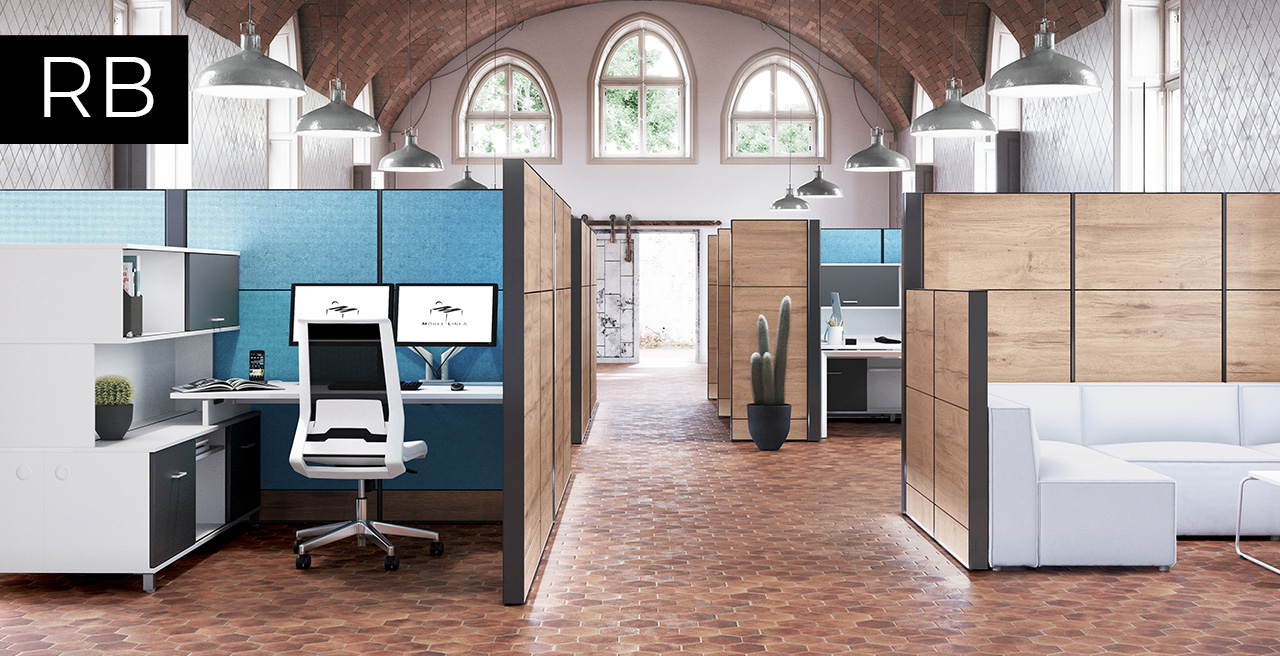 <b>RB</b>, THE MOBEL LINEA SERIES THAT GENERATES AND RECONFIGURES WORKSPACES